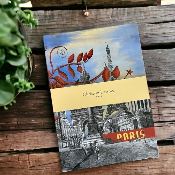 Christian Lacroix Paris 128 Pg Layflat Notebook with Ribbon Marker 6 x 8.5 NWT - Picture 6 of 6